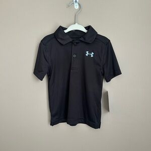Under Armour // Black Toddler Polo